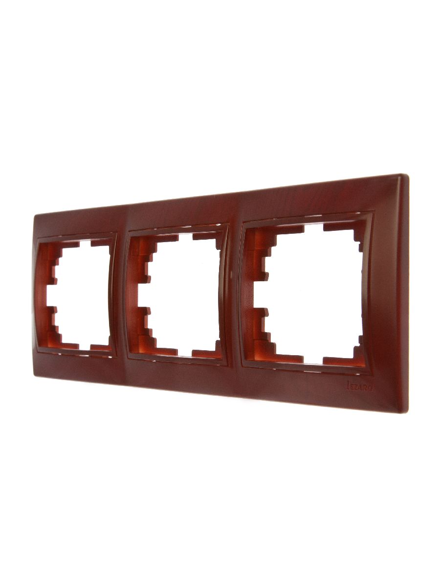 Рамка 3-местная горизонтальная Lezard Mira 701-0601-148