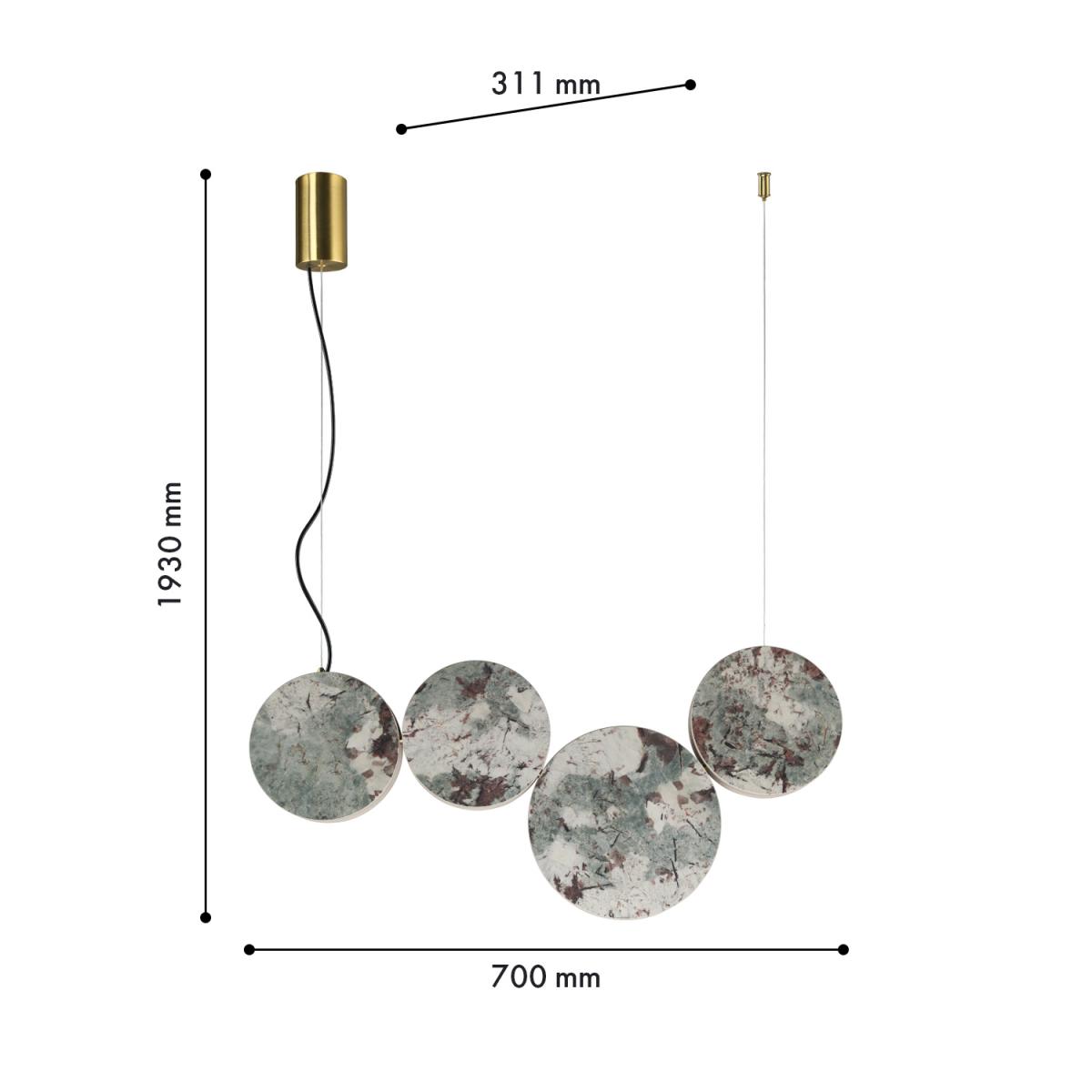Подвесная люстра Favourite Sten 4447-4P