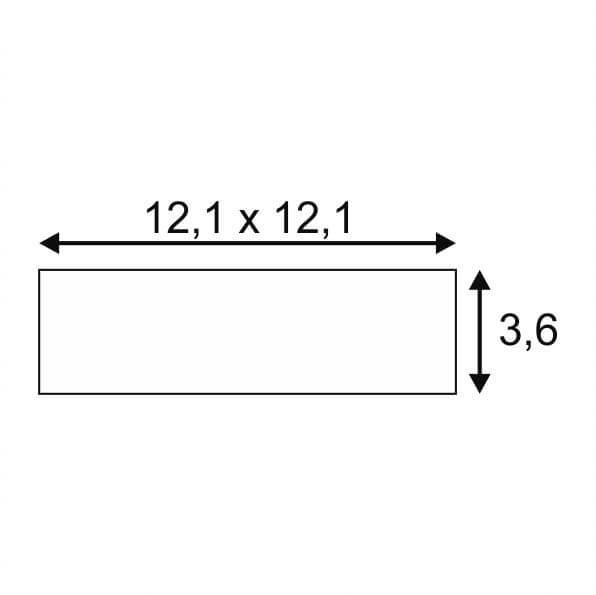 Потолочный светодиодный светильник SLV Senser Round 162923