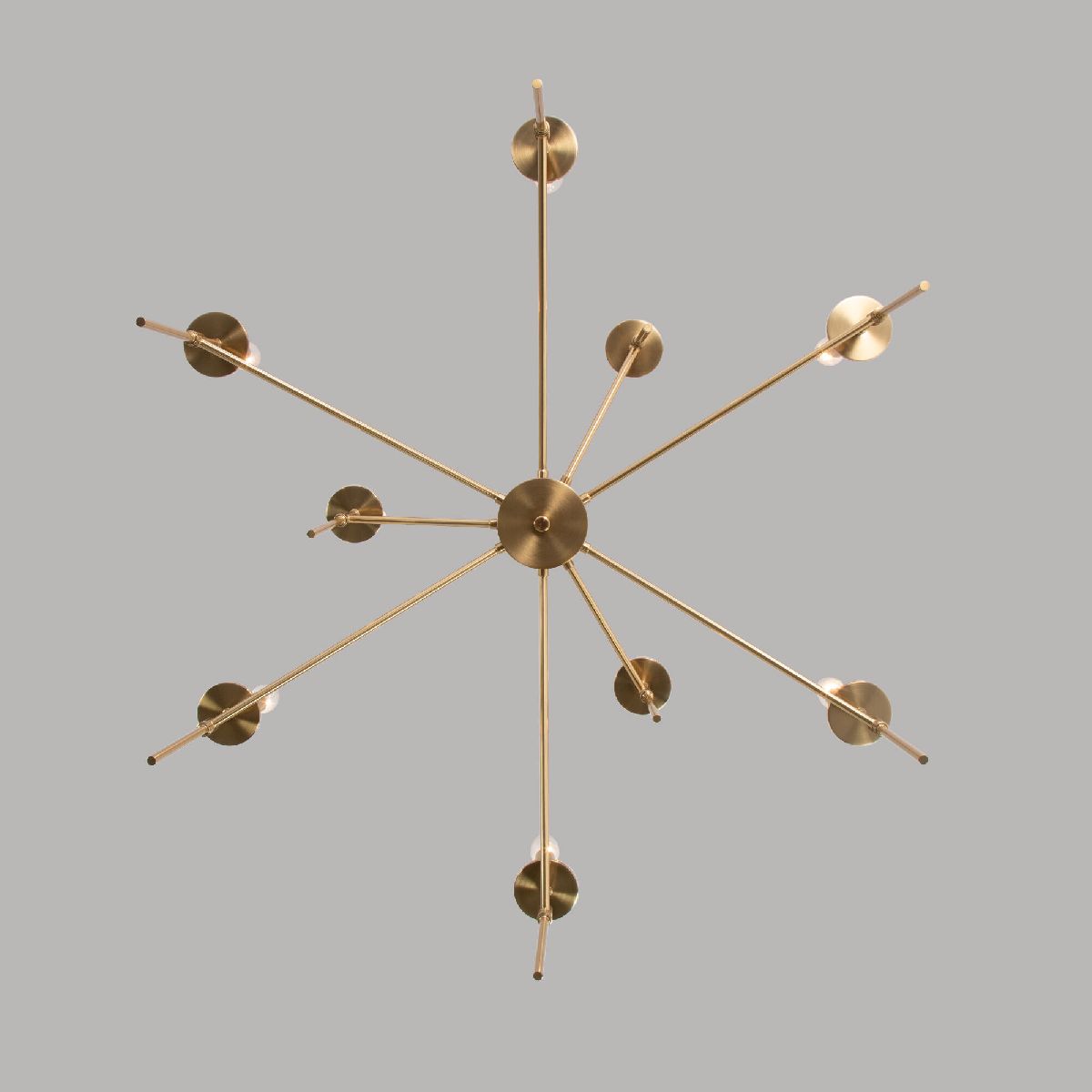 Люстра на штанге Eurosvet Anders 60142/9 латунь Smart a061931