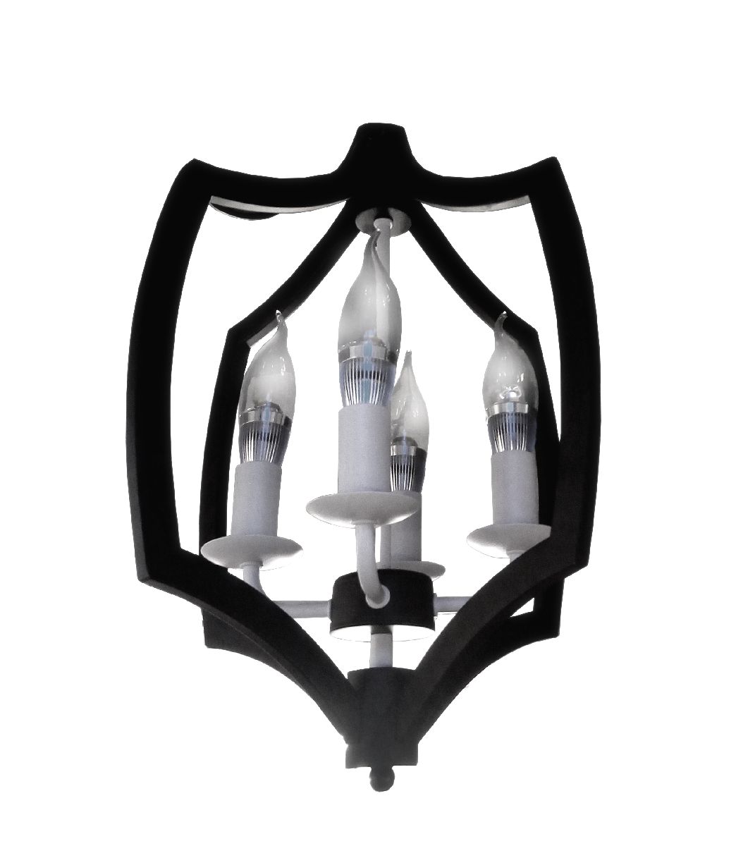 Подвесная люстра Elvan LU-61000/4-E14-Bk