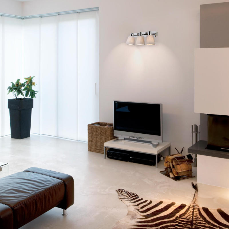 Бра серое Eurosvet 20087/3 хром/серый