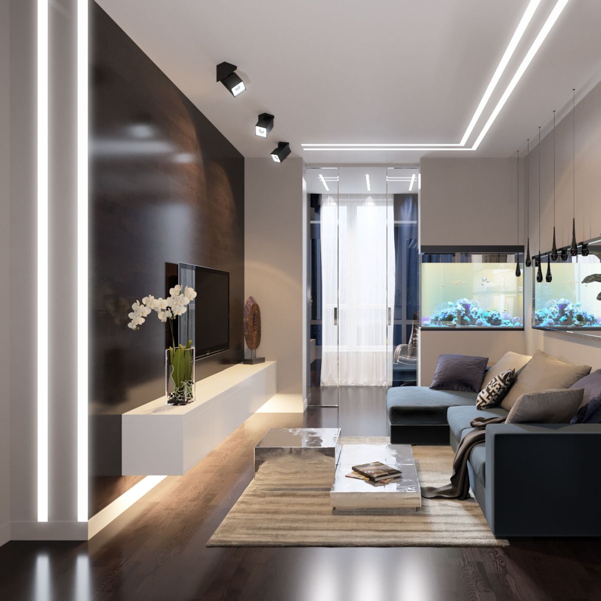 Профиль П-образный встраиваемый Apeyron ширина ленты до 28мм 08-27-01