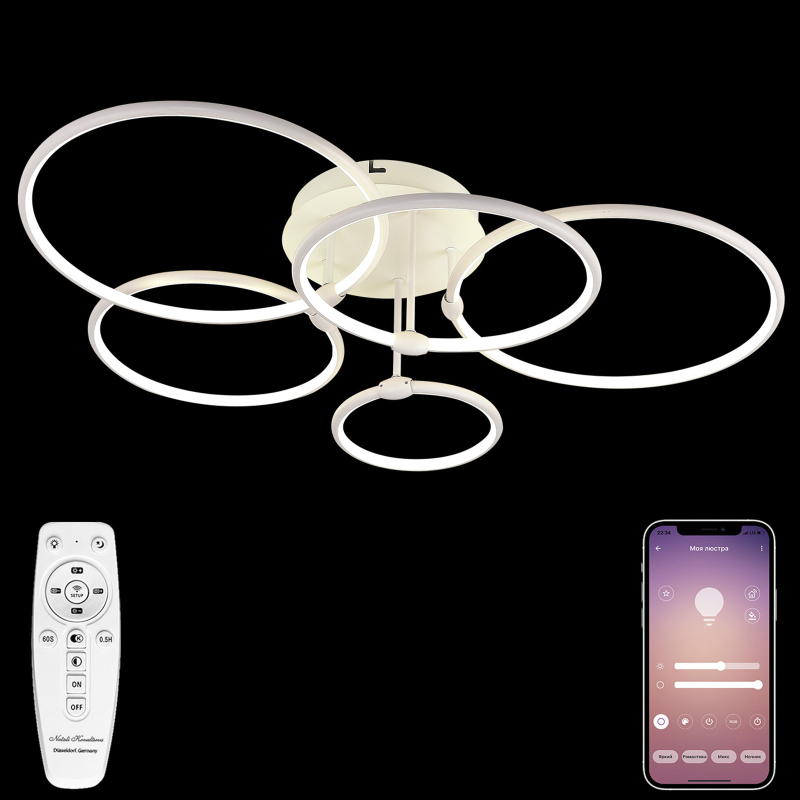 Потолочная люстра Natali Kovaltseva Perfekt I HIGH-TECH LED LAMPS 82036