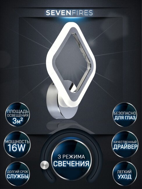 Бра Seven Fires Eila SF5010/1W-CR