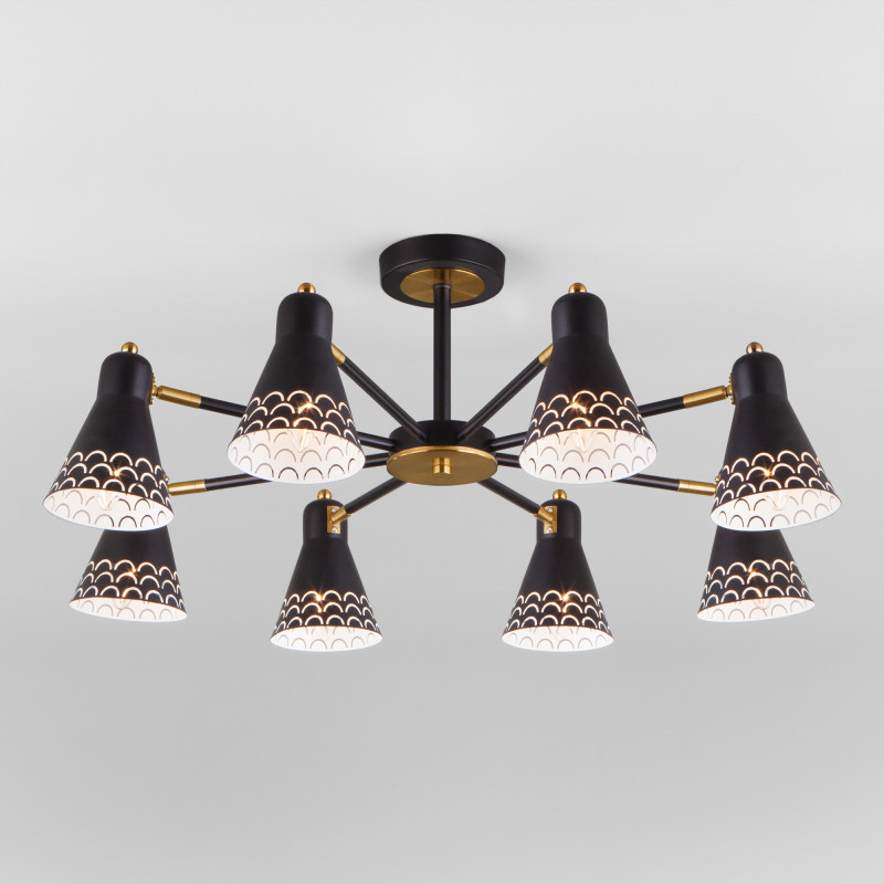 Люстра на штанге Eurosvet 70100/8 черный