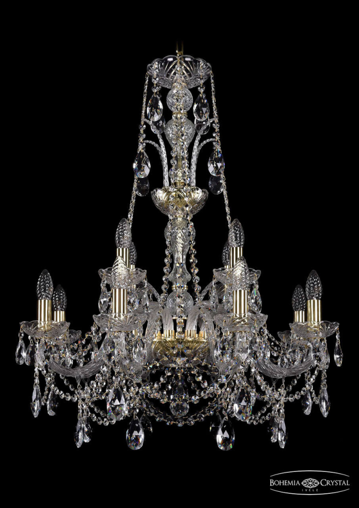 Подвесная люстра Bohemia Ivele 1411/8+4/240/XL-83/G