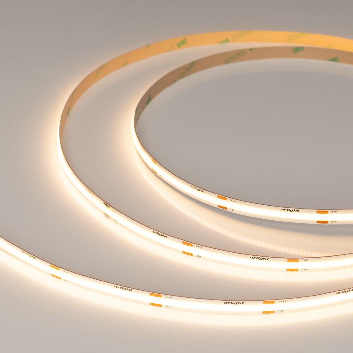 Светодиодная лента Arlight COB-X480-8mm 24V Warm2700 8 W/m, IP20, CSP, 5m 039060