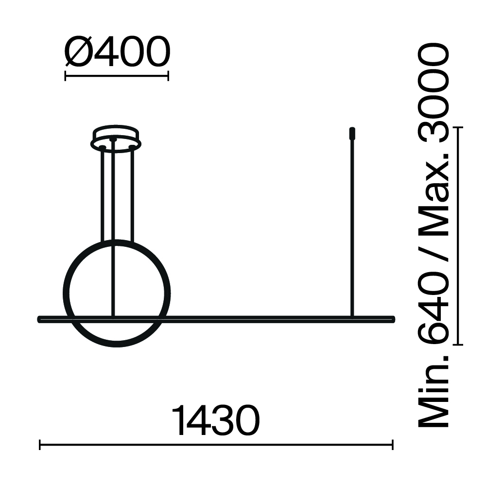 Подвесная люстра Maytoni Halo MOD247PL-L49BSK