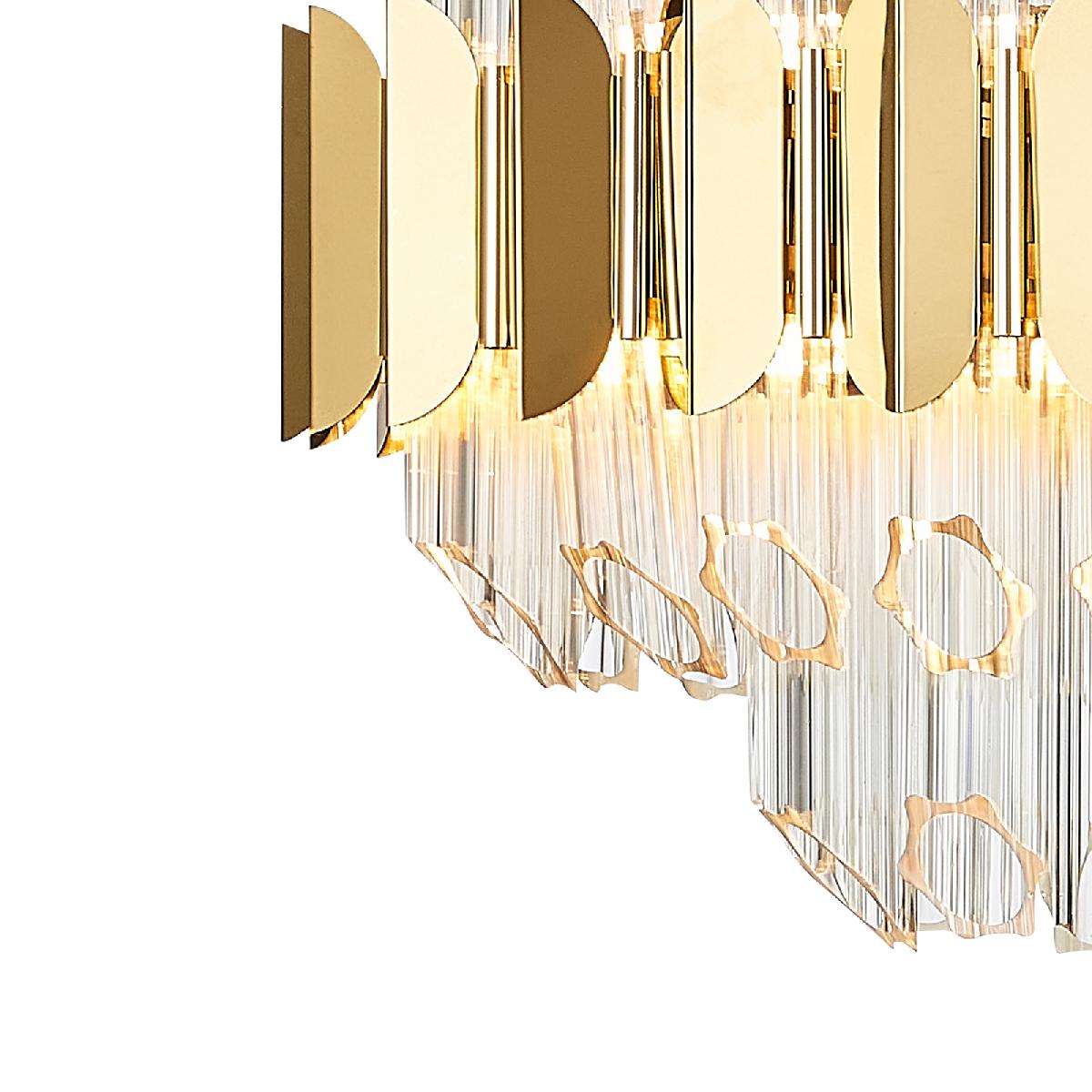 Подвесная люстра Natali Kovaltseva RIVERA 81443/6C GOLD