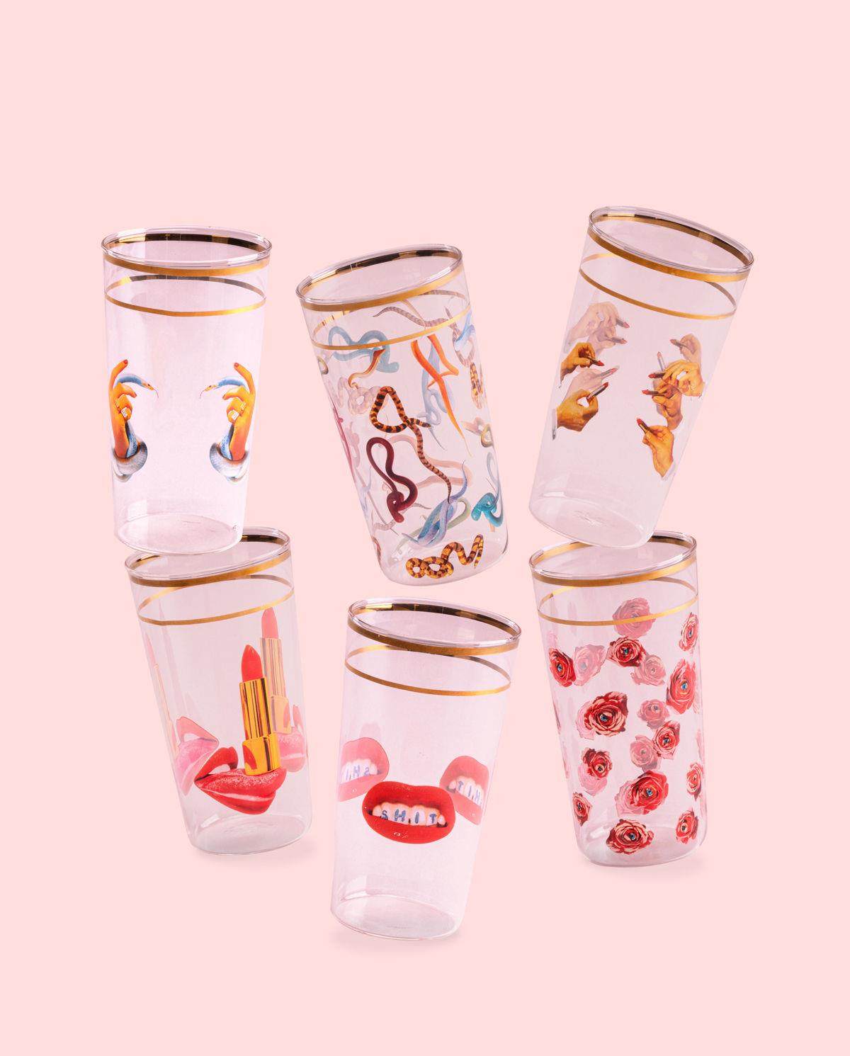 Стакан Snakes Seletti Toiletpaper Glass 15964