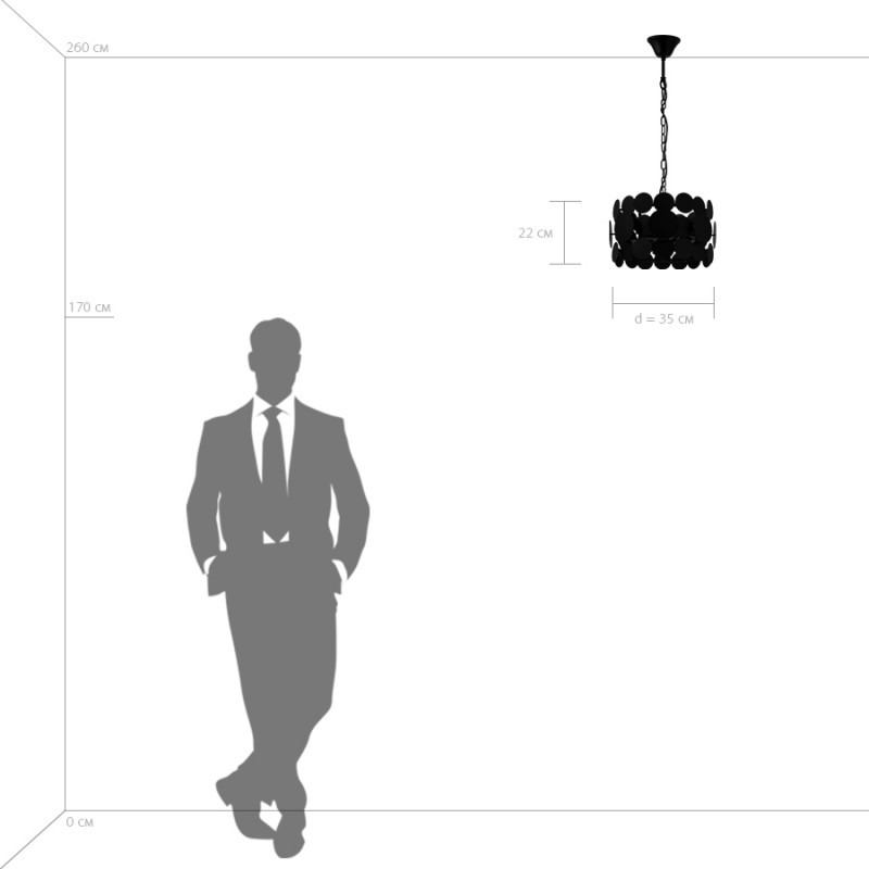 Подвесная люстра Lightstar 797041