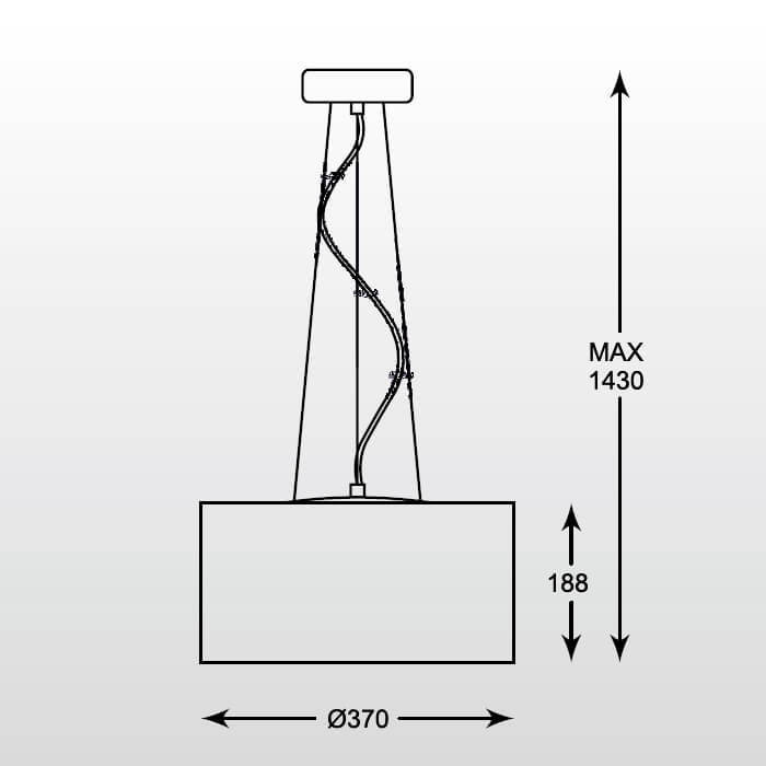 Подвесная люстра Zumaline BLINK P0173-05W-F4B3