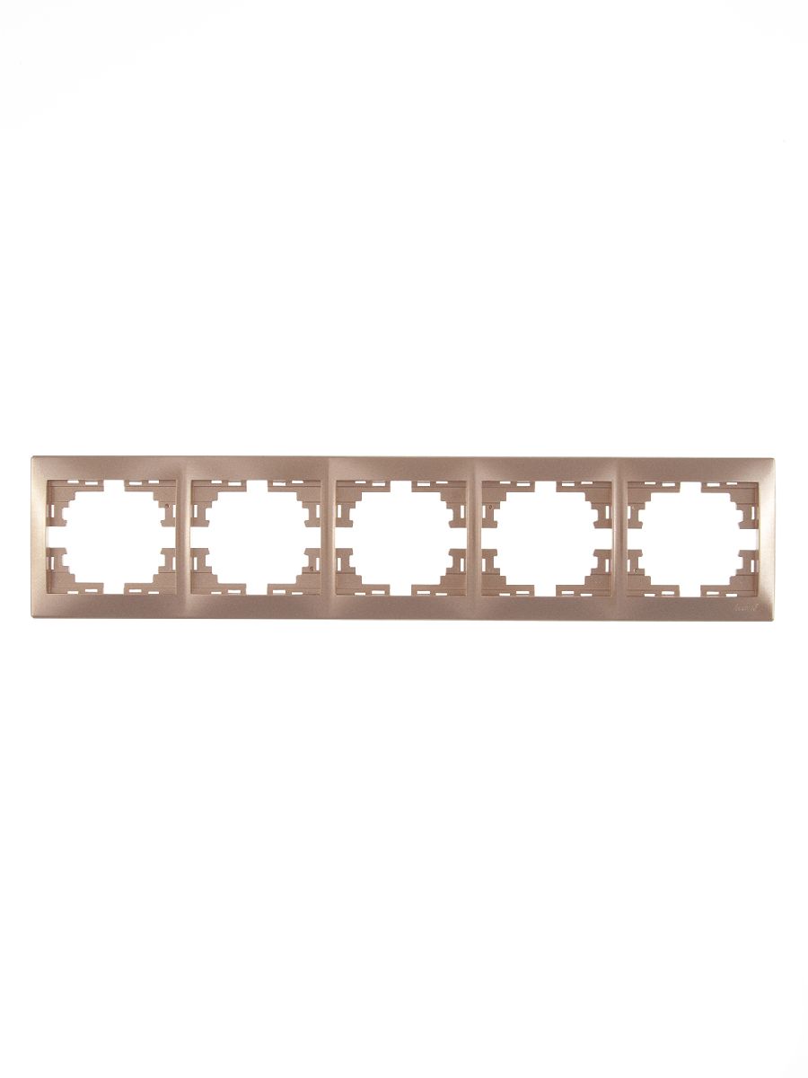 Рамка 5-местная горизонтальная Lezard Mira 701-3100-150