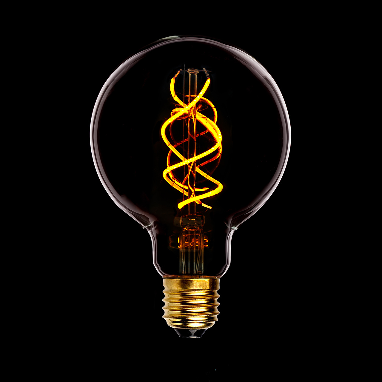 Лампа светодиодная филаментная Sun Lumen E27 5W прозрачная 056-939