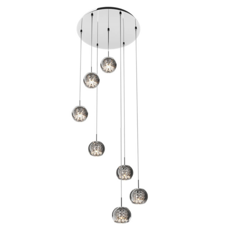 Подвесной светильник Zumaline CRYSTAL P0076-07M-B5FZ