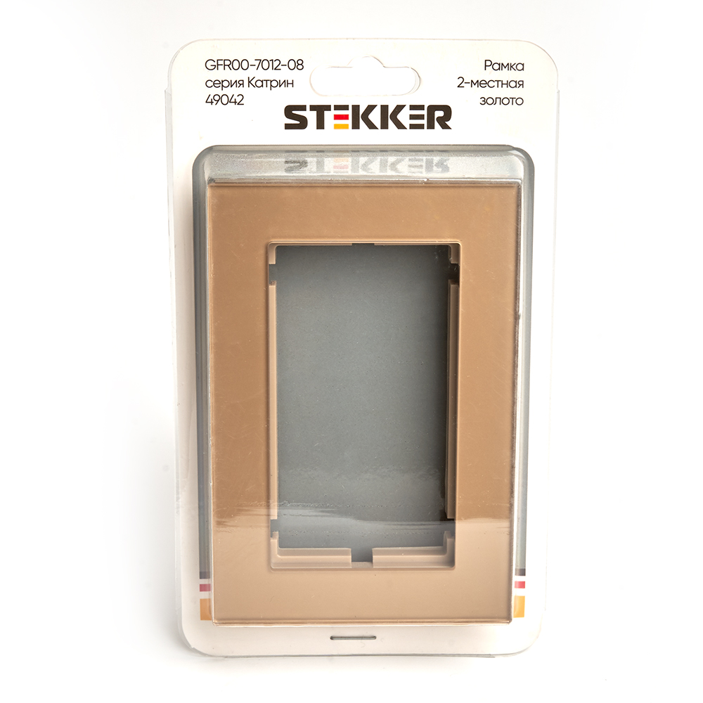 Рамка 2-местная Stekker Катрин GFR00-7012-08 49042