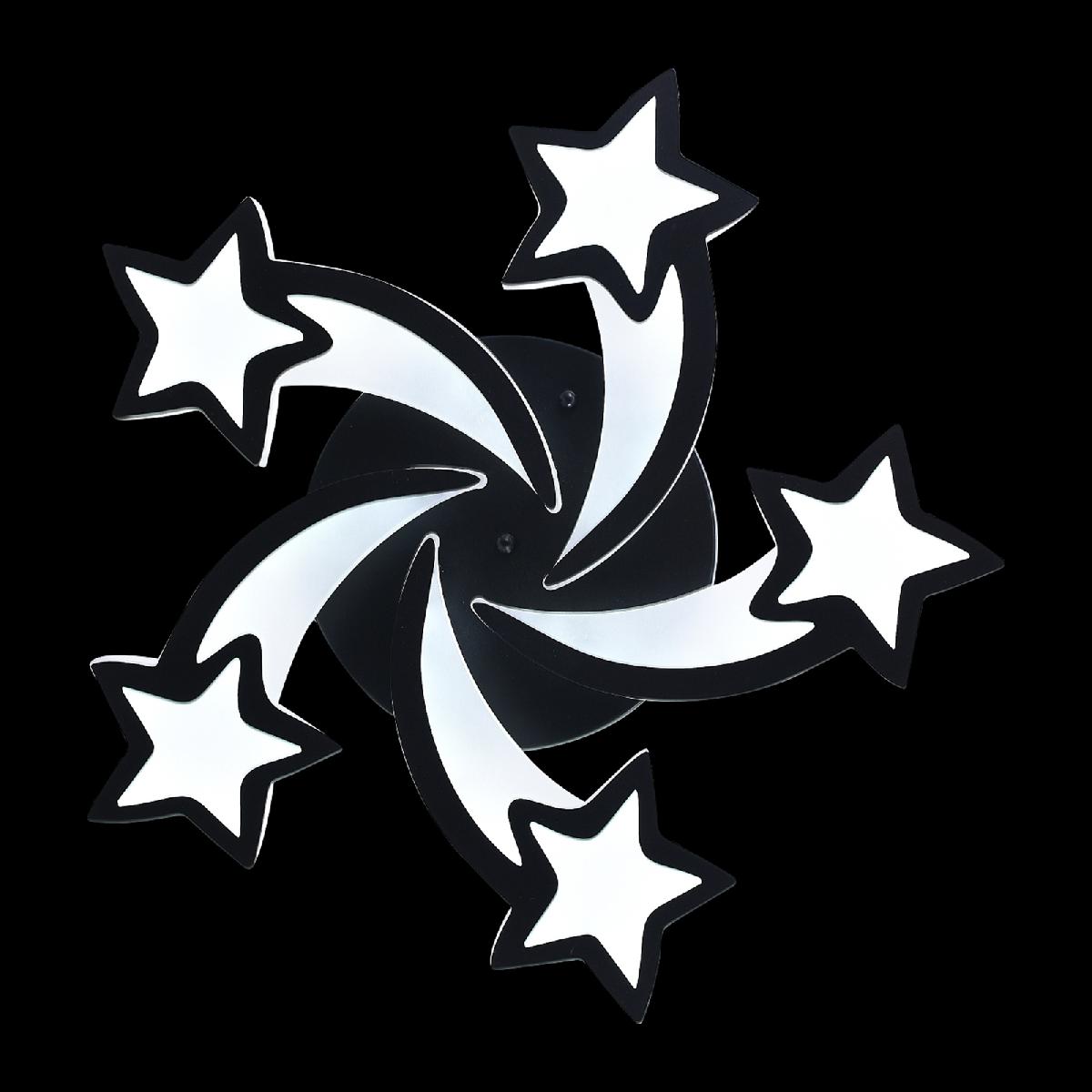 Потолочная люстра Natali Kovaltseva Star INNOVATION STYLE 83018 BLACK