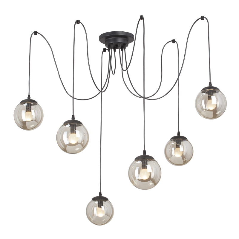 Подвесная люстра шар Vitaluce V3979-1/6S