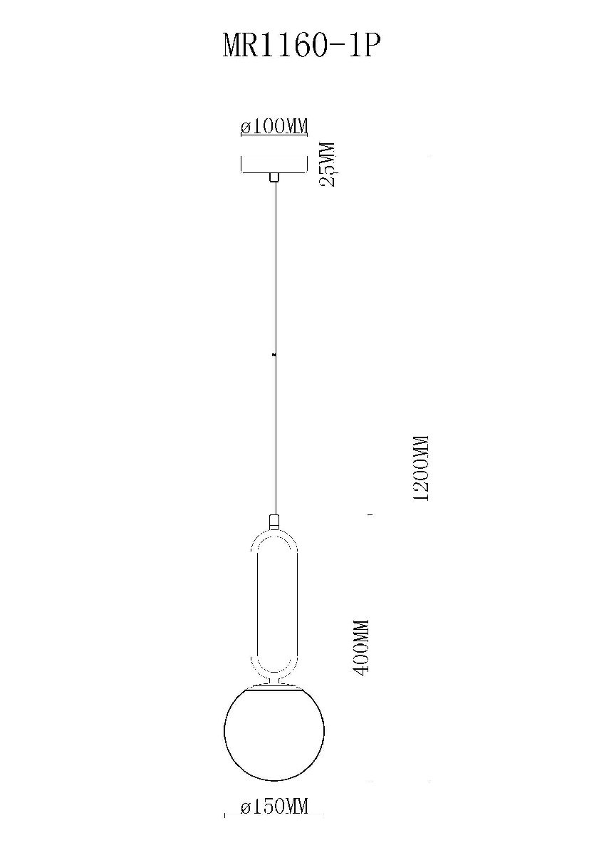 Подвесной светильник MyFar Pierre MR1160-1P