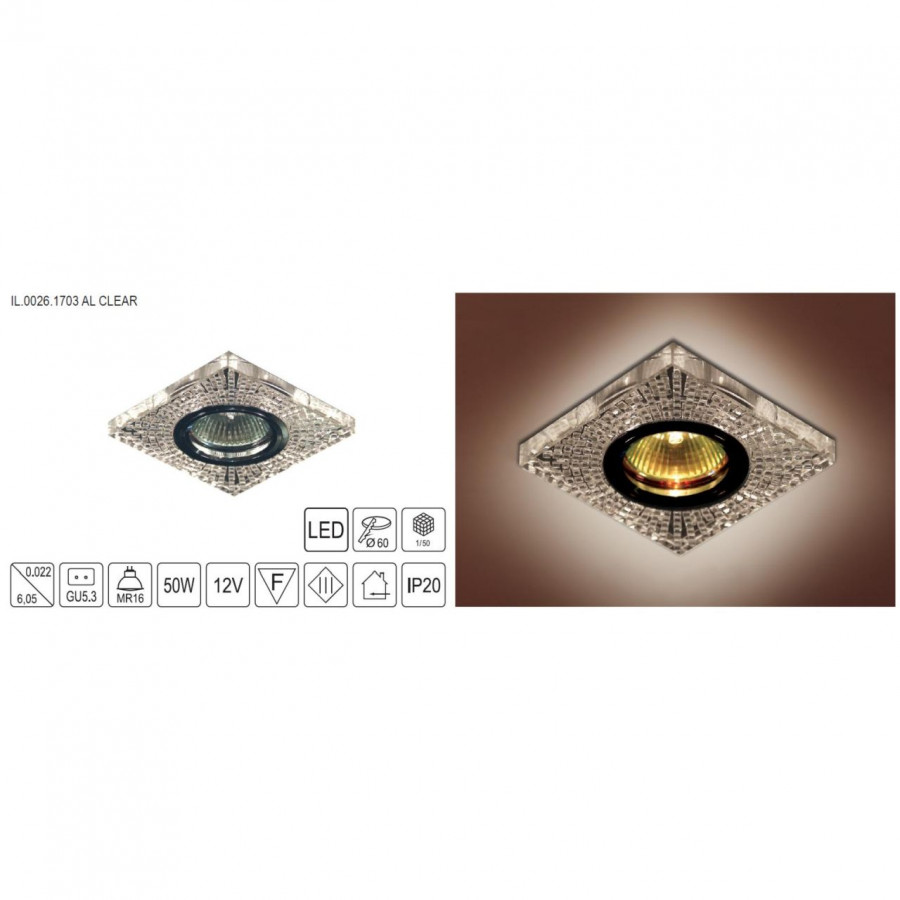 Встраиваемый светильник IMEX IL.0026.1703