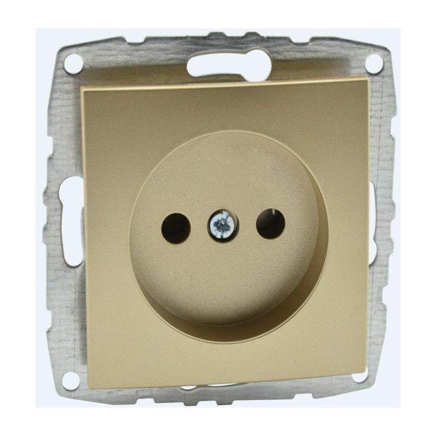 Розетка без земли Mono Electric Despina-Larissa 16А 250В титан 500-002222-116