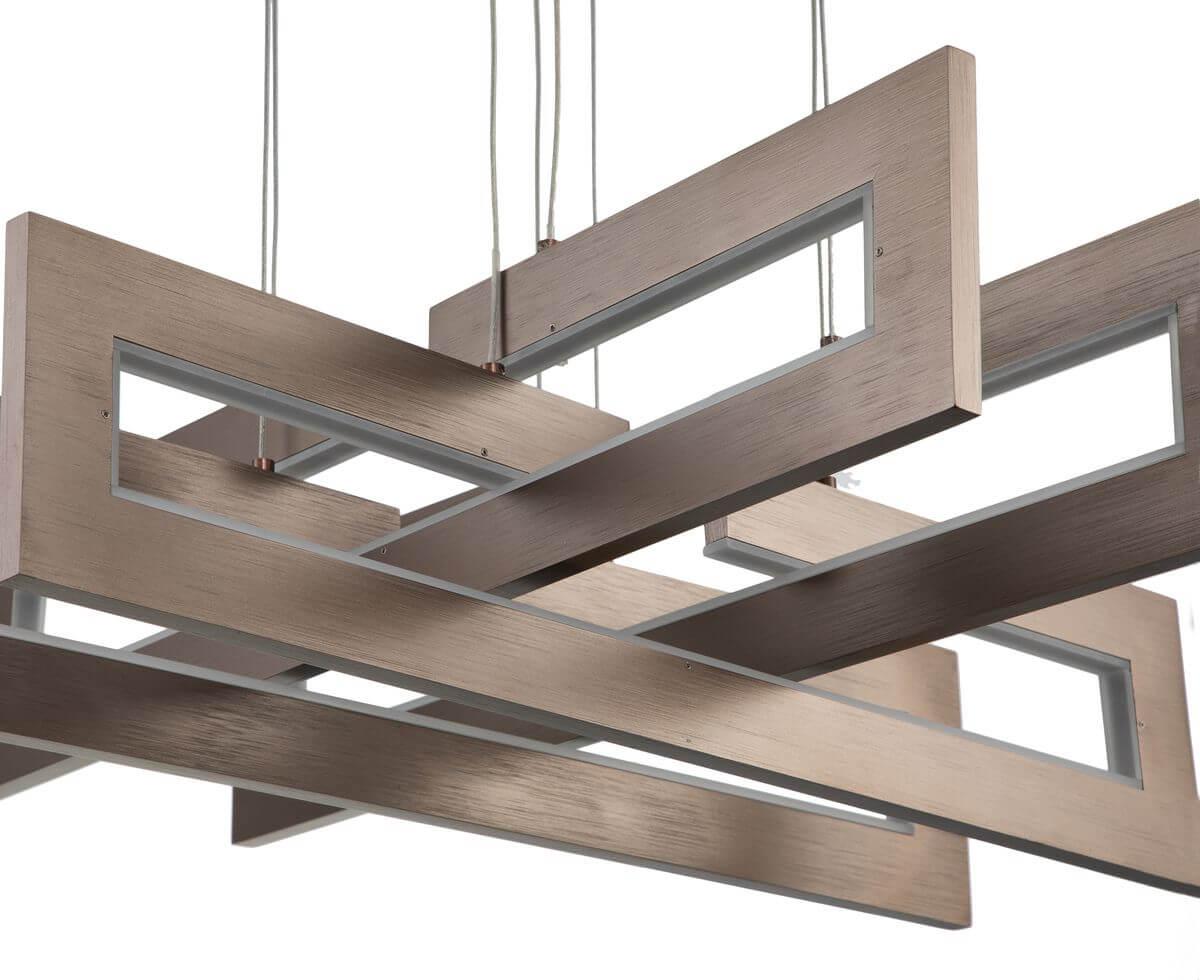 Подвесная люстра Indigo Realta 14004/4P Brown V000010L