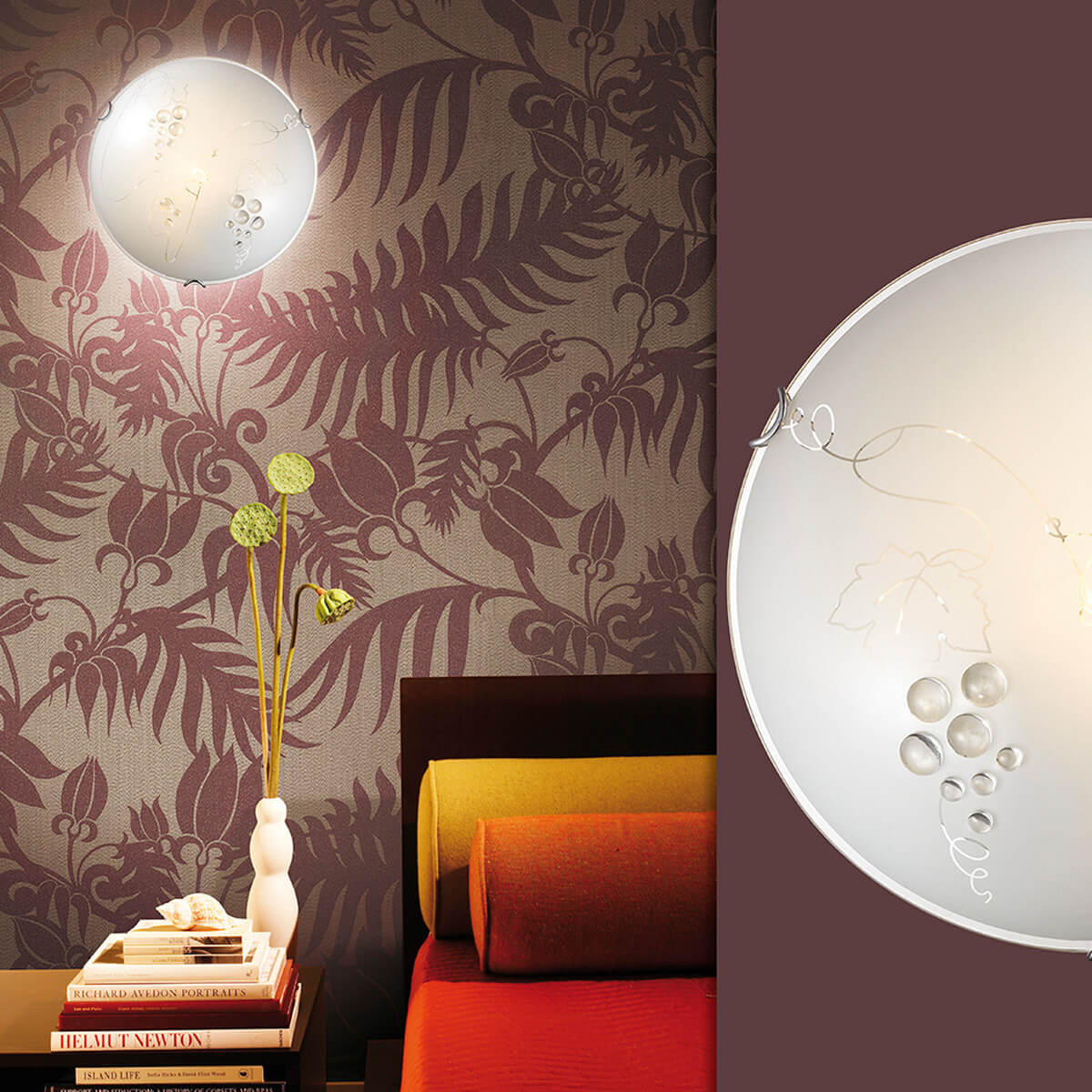 Настенно-потолочный светодиодный светильник Sonex Traube 104/CL