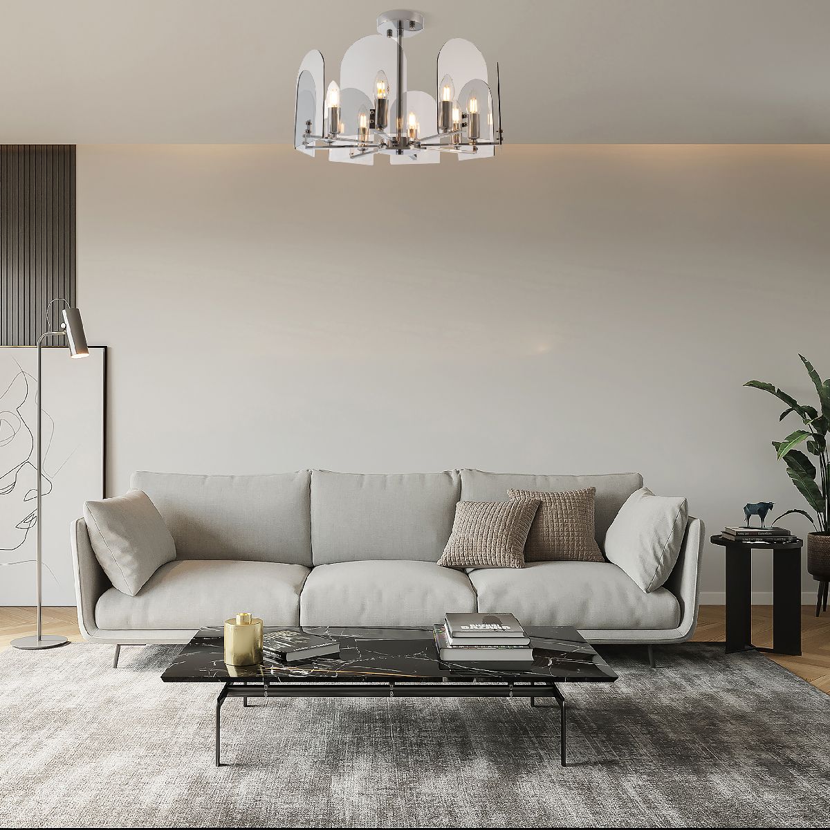 Люстра на штанге Arte Milano Sorrento 377309/8/480 CR