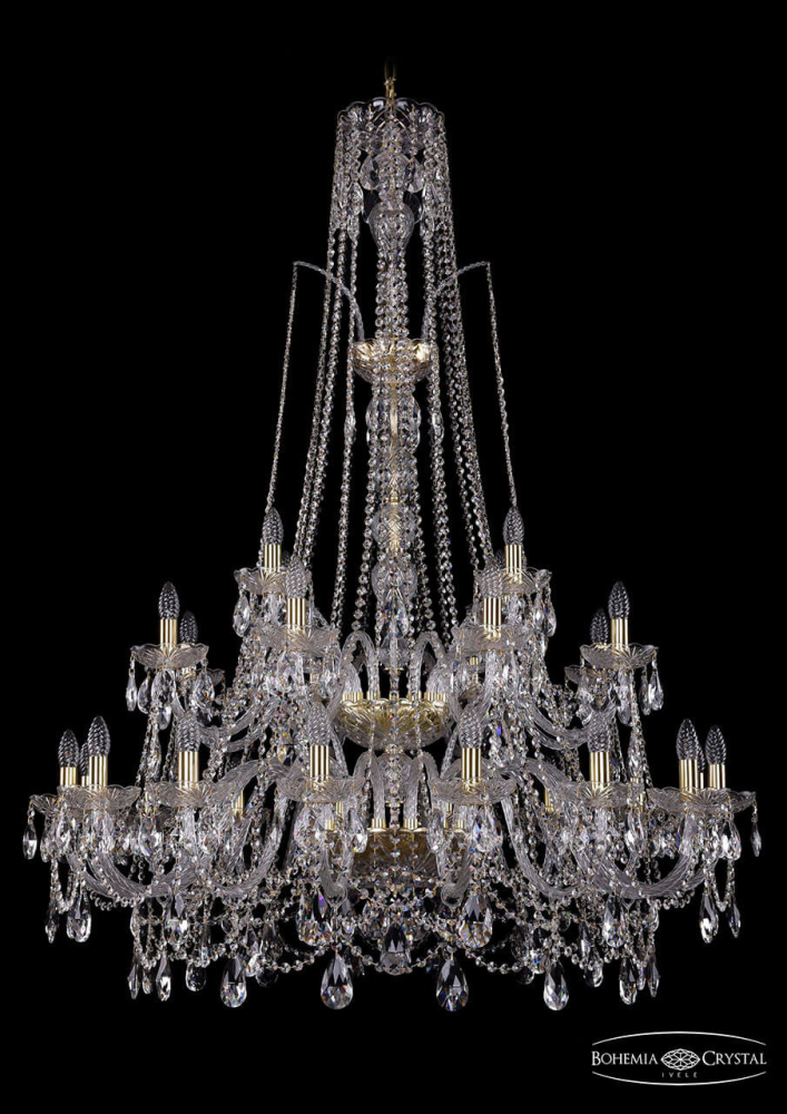 Подвесная люстра Bohemia Ivele 1411/16+8+4/400/XL-150/2d/G