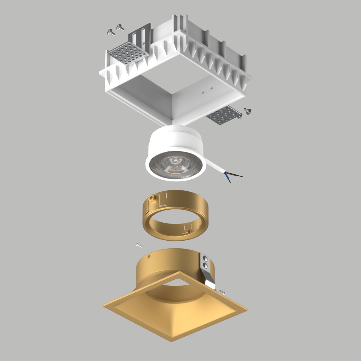 Встраиваемый светильник Lightstar Domino (214510+214503+214003) G214503GMOD