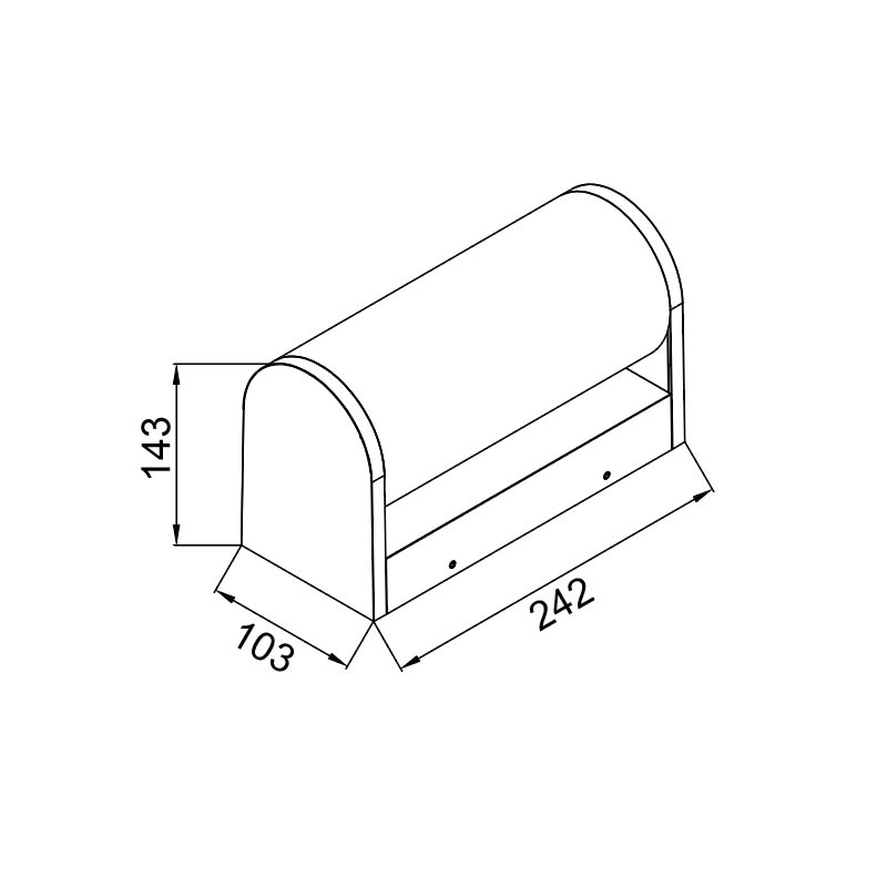 Уличный настенный светильник Mantra Gant 9155