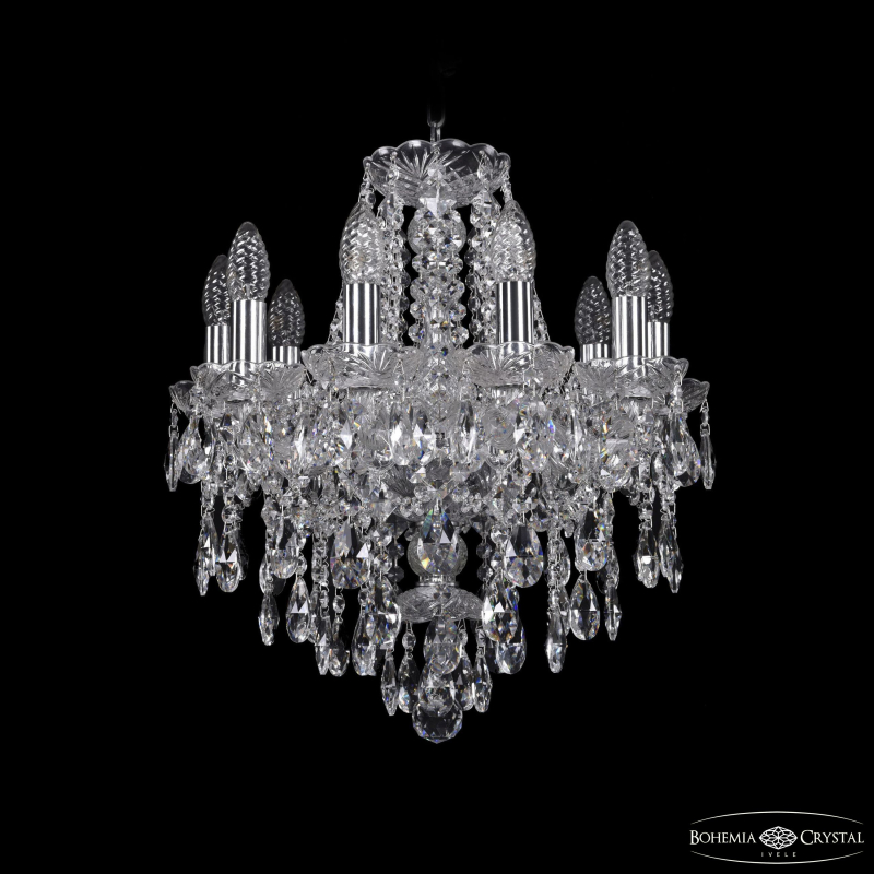 Подвесная люстра Bohemia Ivele Crystal 1415/10/141 Ni