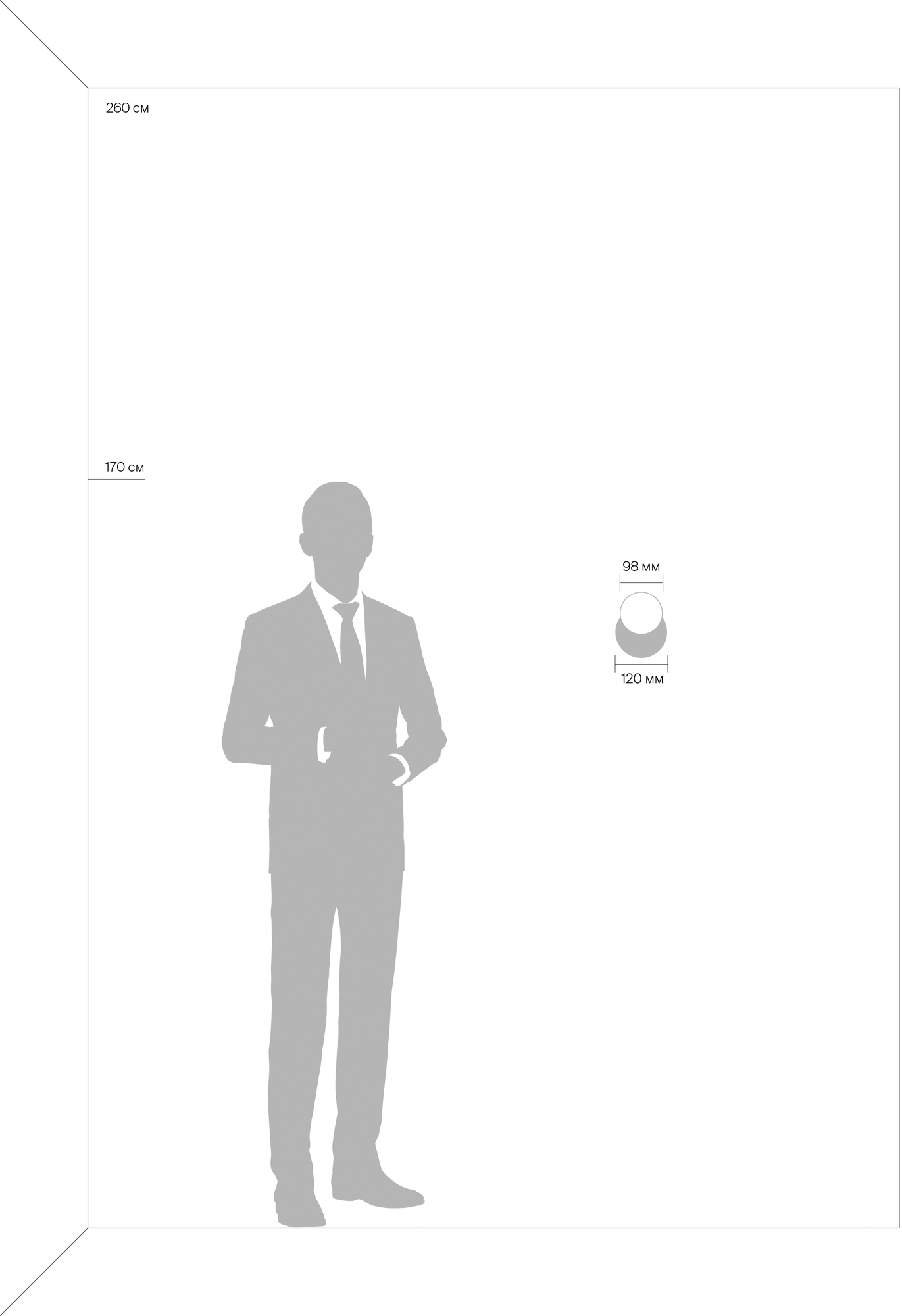 Спот Freya Bit FR10010CW-L6MG