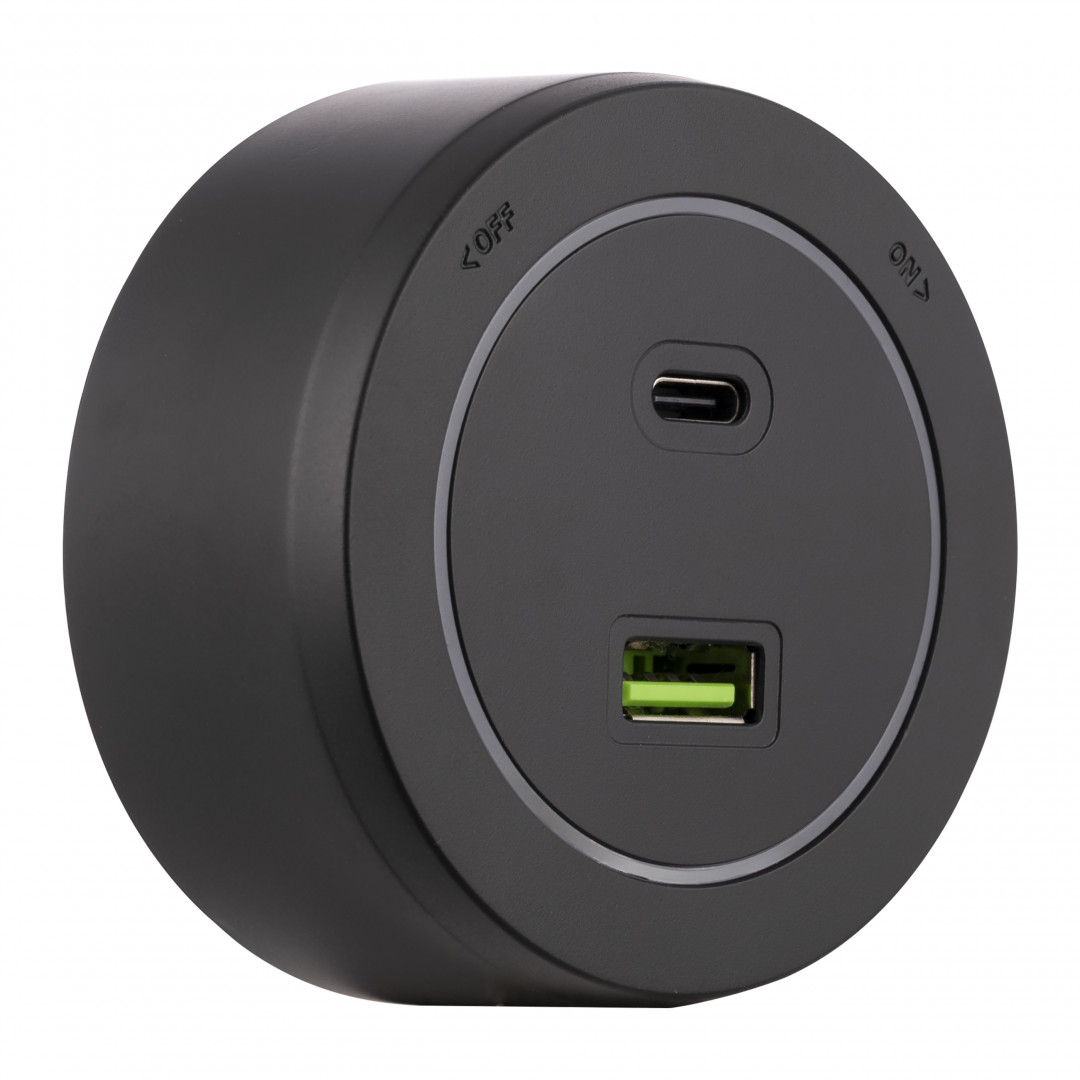 Трековая розетка Arte Milano Am-track-sockets-39 399731TS/USB-Type-C Black