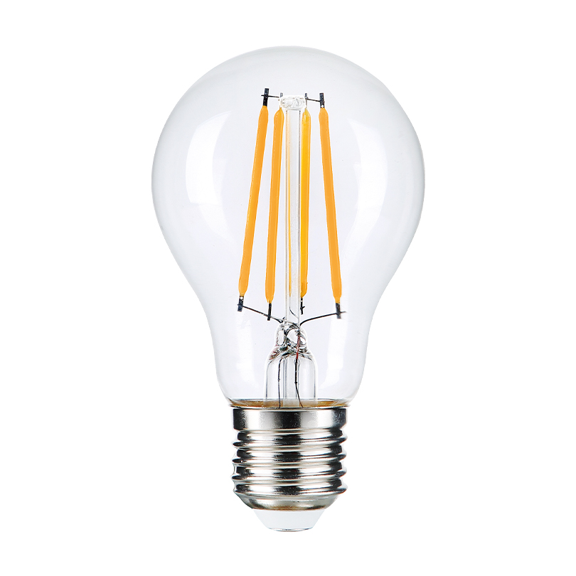 Лампа светодиодная филаментная WOLTA 9Вт 6500K Е27 груша прозрачная WF-A60-9W6KE27