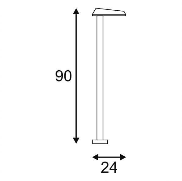Уличный светодиодный светильник SLV Slots 65 231457