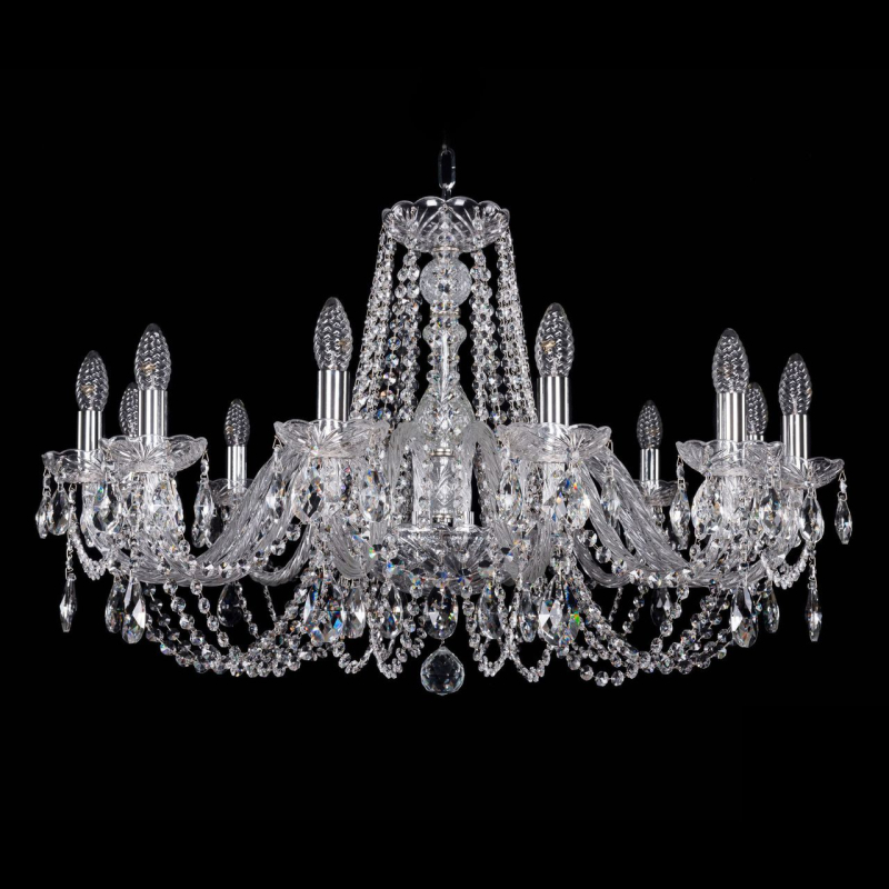 Подвесная люстра Bohemia Ivele 1402/12/300/Ni