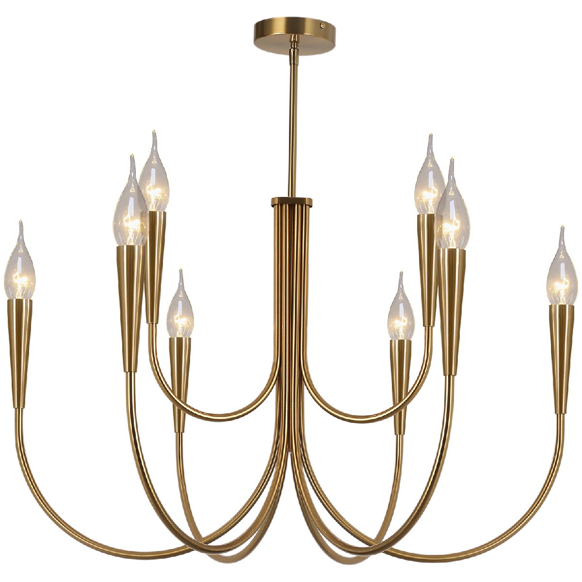 Люстра на штанге Illumico IL0441-9P-79 BRASS VASE