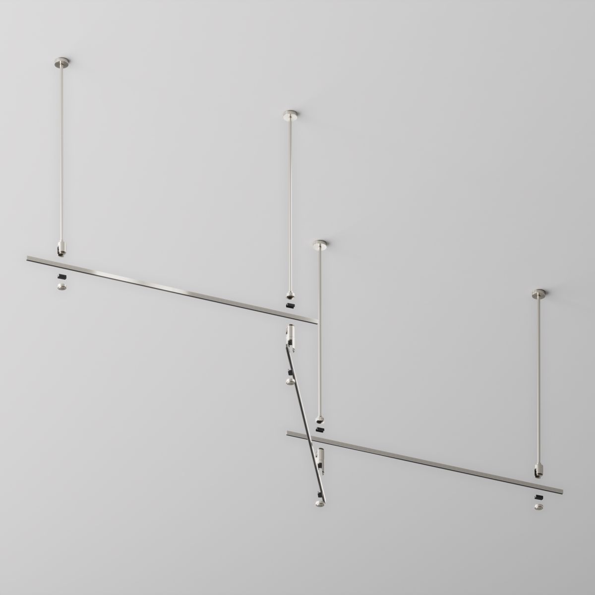 Шинопровод магнитный накладной/подвесной Maytoni Flarity TRX154-111PT