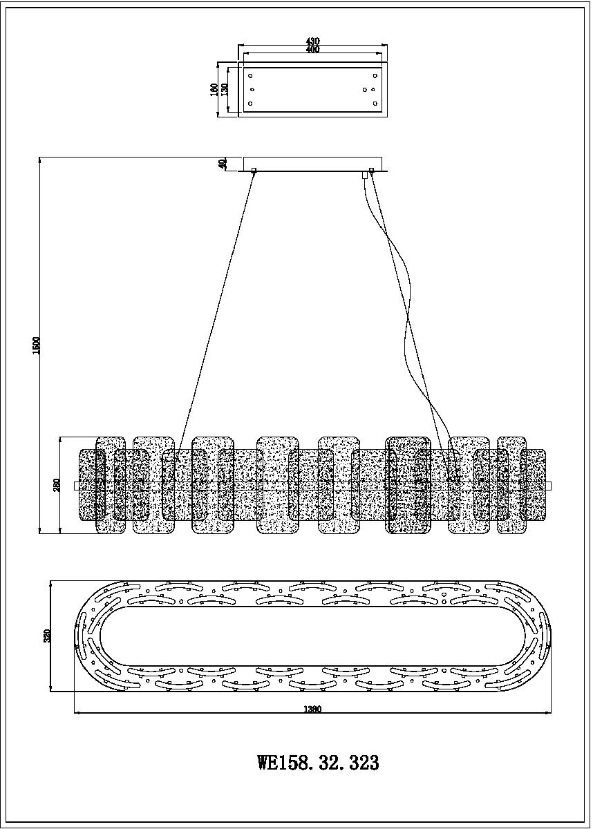 Подвесная люстра Wertmark Nelly WE158.32.323