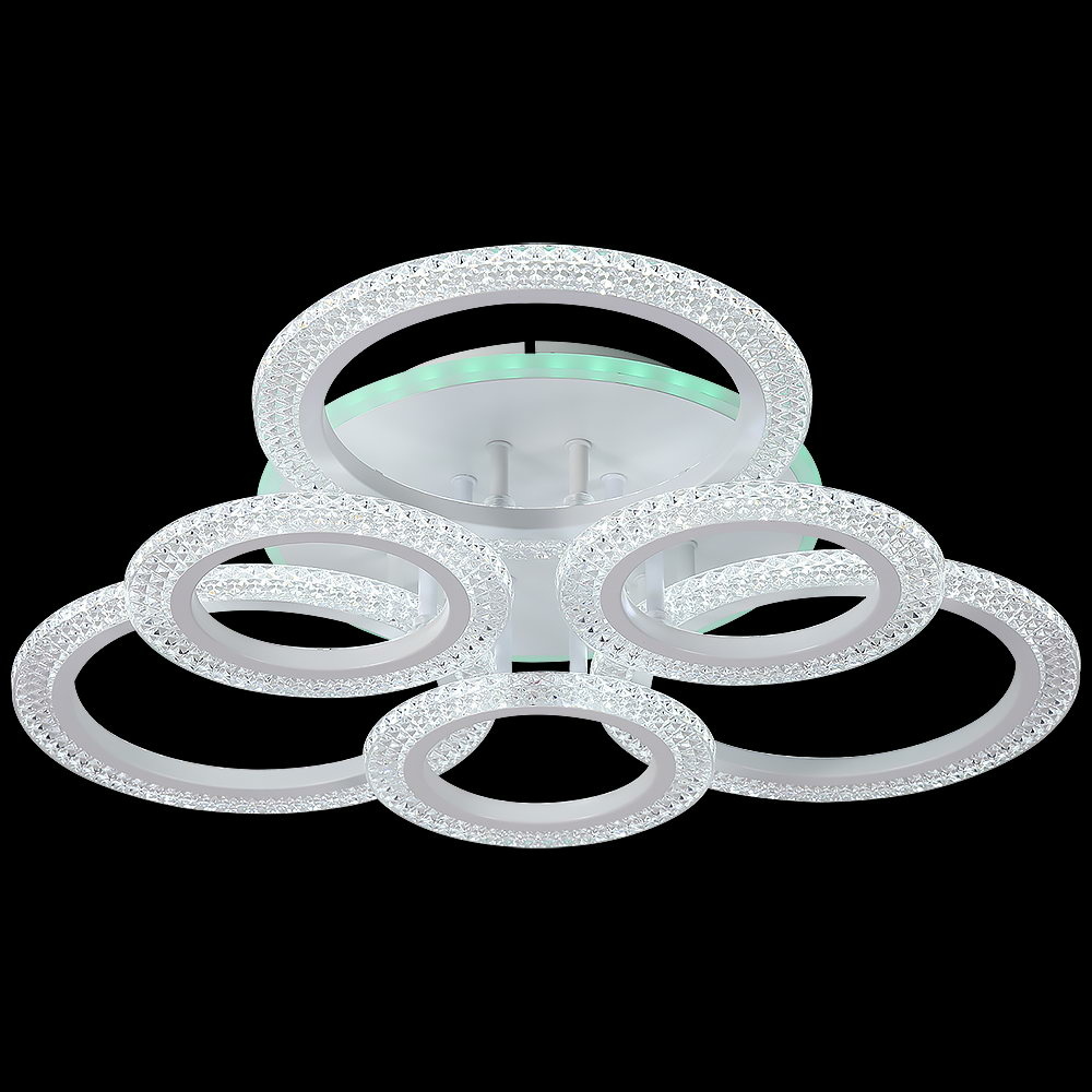 Потолочная люстра Reluce 08488-0.3-3+3CRGB WH(RGB)