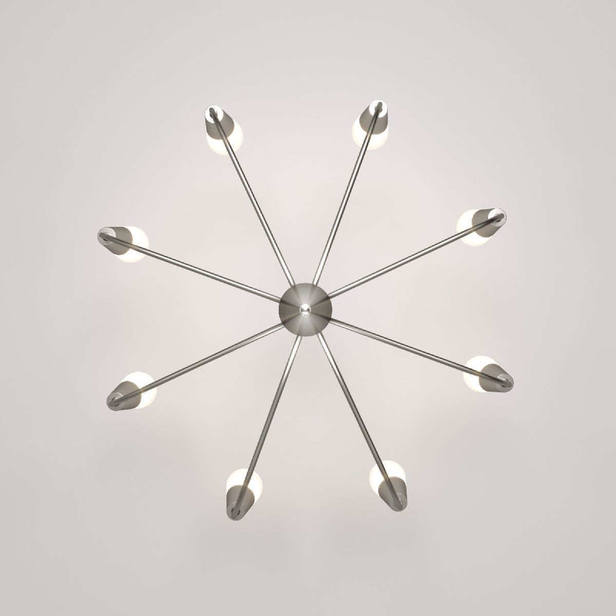 Подвесная люстра Eurosvet 60167/8 никель Smart a068285