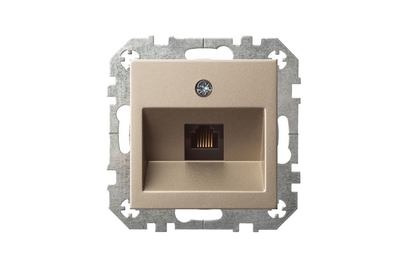 Розетка телефонная (RJ11) Liregus Epsilon 28-3161