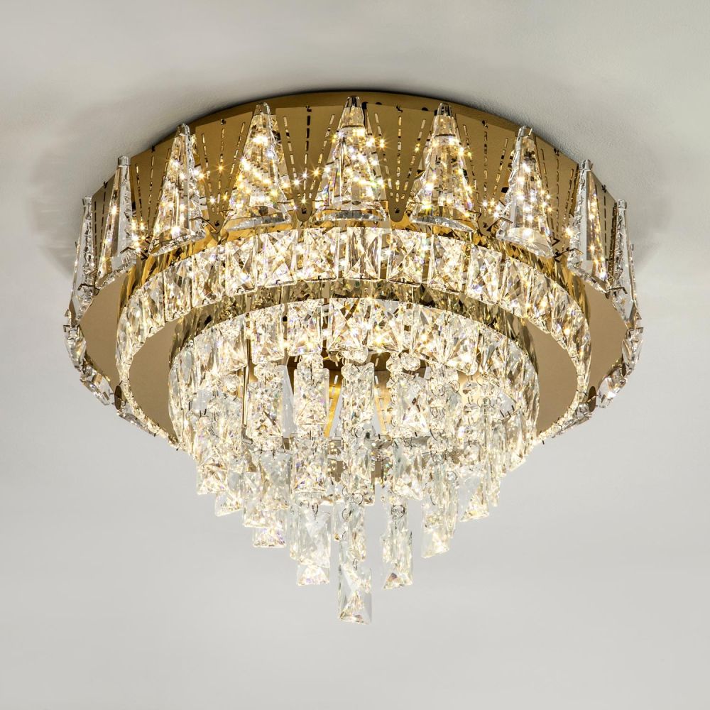 Потолочная люстра LED4U L9437-500 GD с УД