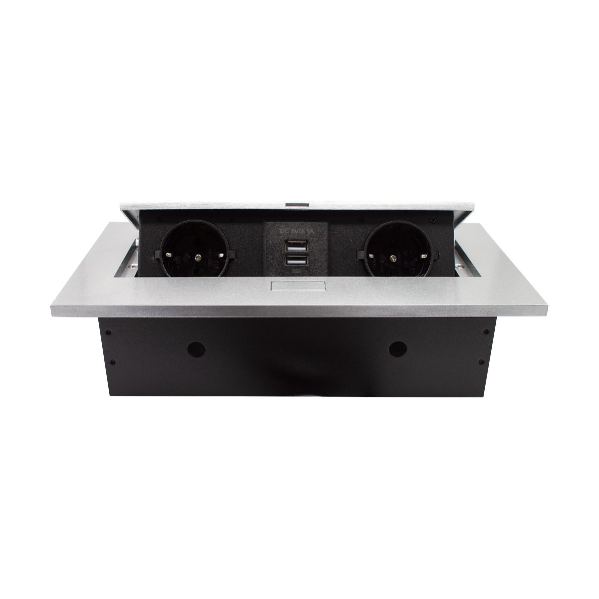 Блок розеток MX-226 (J) (2 секции полуавтоматический 2 USB с кабелем питания) Mebax 00-00002884