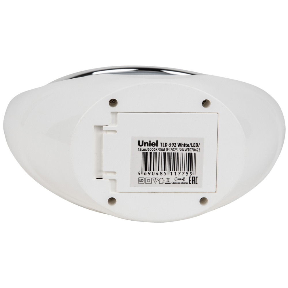 Зеркало с подсветкой (UL-00005246) Uniel TLD-592 White/LED/13Lm/6000K/3АА