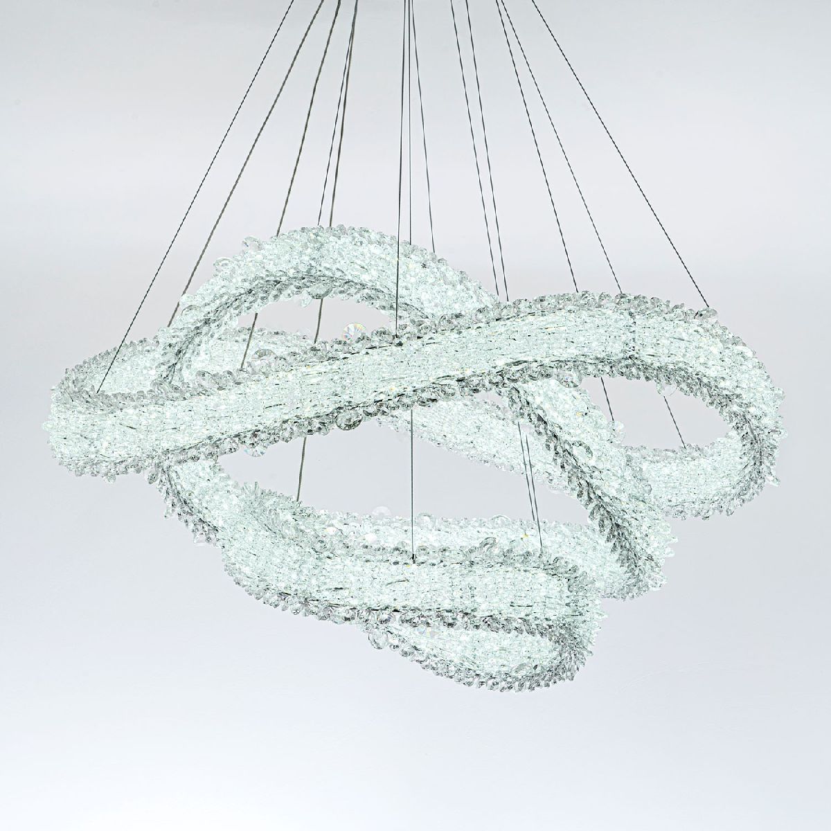 Подвесная люстра неоклассика Modestyle MS.5003.800.600.400 CR