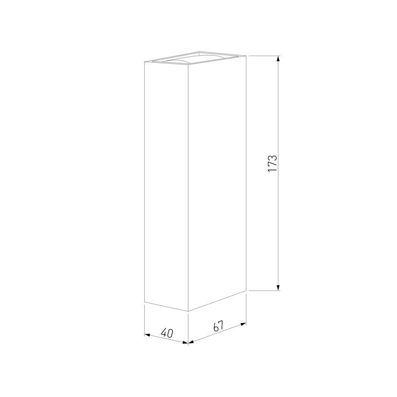 Уличный настенный светильник Elektrostandard Blaze 4690389179181