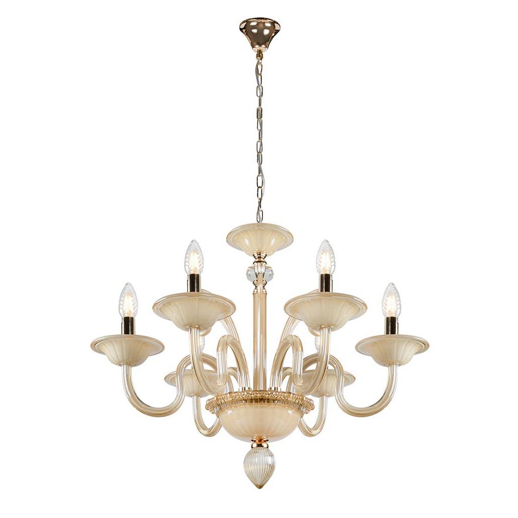 Подвесная люстра iLamp Classic P2318-6GD